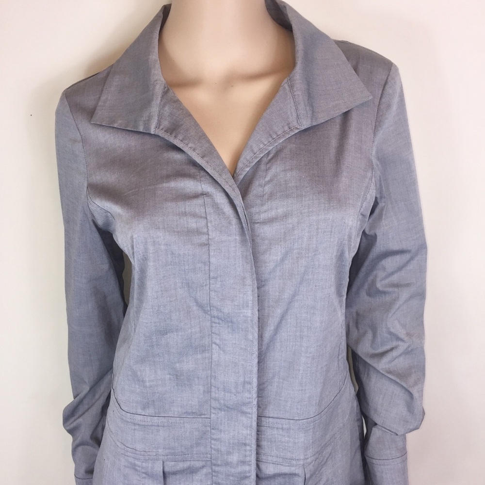 Etcetera Button Down Tunic W/ Split Front - image 2